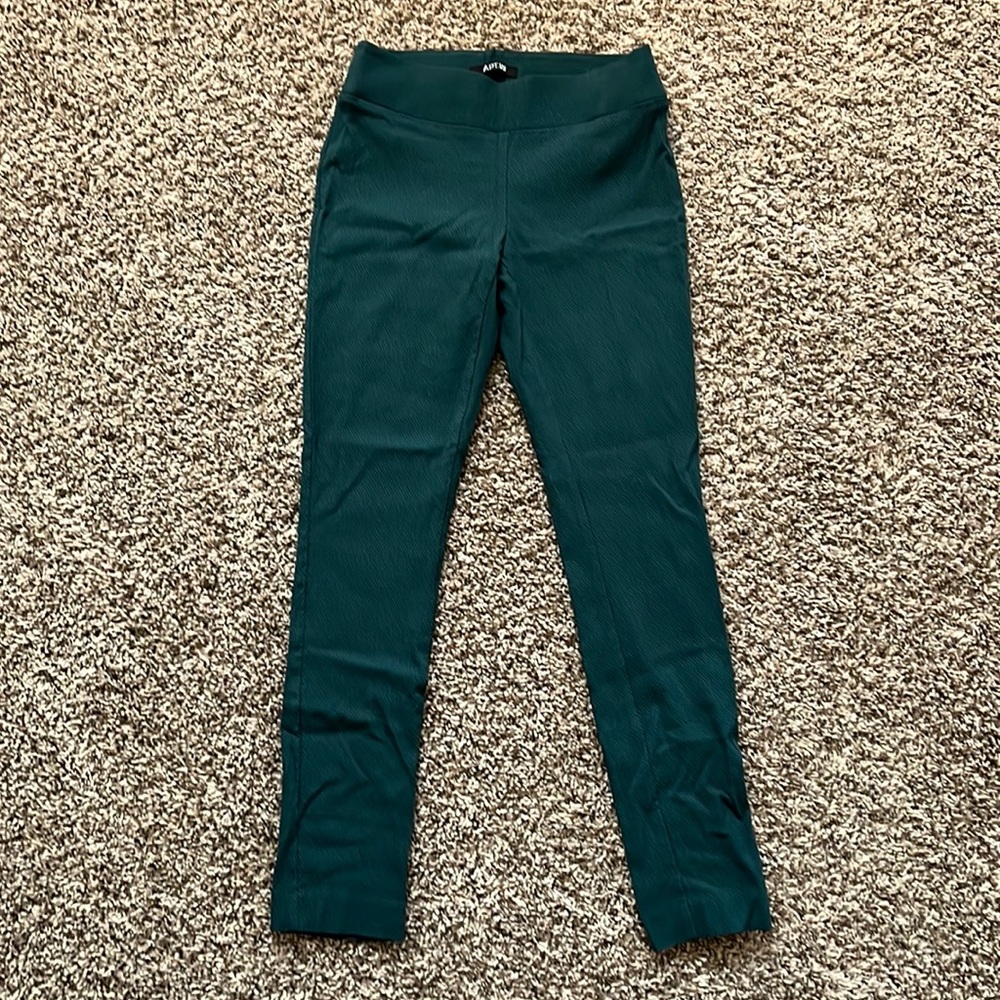 Emerald Green Skinny Dress Pants